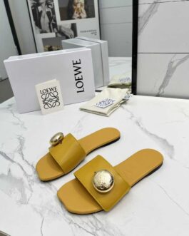 Loewe Buty, sandaly klapki, skora