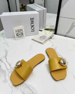 Loewe Buty, sandaly klapki, skora