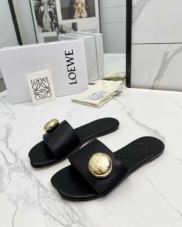 Loewe Buty, sandaly klapki, skora