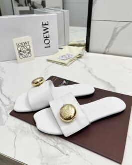 Loewe Buty, sandaly klapki, skora