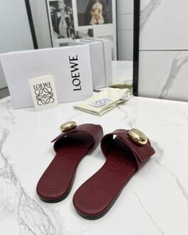 Loewe Buty, sandaly klapki, skora