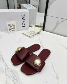 Loewe Buty, sandaly klapki, skora