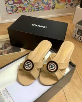 Chanel Buty, sandaly klapki, skora