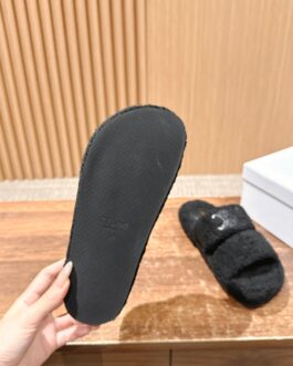 Celine Buty, sandaly klapki, skora