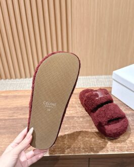 Celine Buty, sandaly klapki, skora