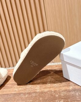 Celine Buty, sandaly klapki, skora