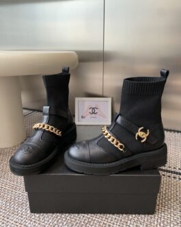 Chanel Buty damskie, kozaki, botki, skóra