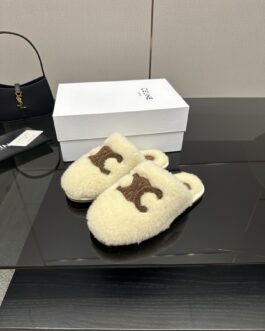 Celine Buty, sandaly klapki, skora