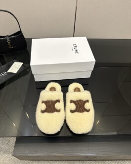Celine Buty, sandaly klapki, skora