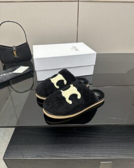 Celine Buty, sandaly klapki, skora