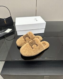 Celine Buty, sandaly klapki, skora