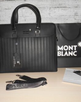 MONT BLANC Skorzana męska torba aktówka skóra, Niemcy