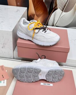 Miu miu Sneakersy, trampki, tenisówki, buty, skora
