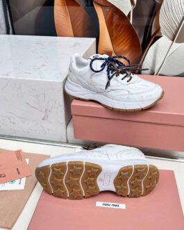Miu miu Sneakersy, trampki, tenisówki, buty, skora