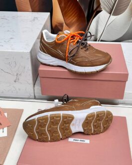 Miu miu Sneakersy, trampki, tenisówki, buty, skora