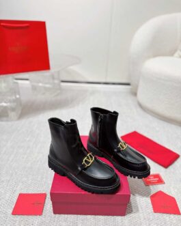 Valentino Buty damskie, kozaki, botki, skóra