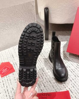 Valentino Buty damskie, kozaki, botki, skóra