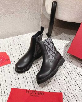 Valentino Buty damskie, kozaki, botki, skóra