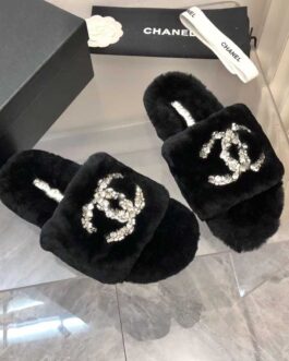 Chanel Buty, sandaly klapki, skora