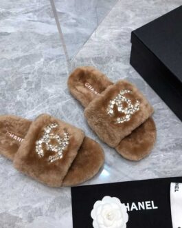 Chanel Buty, sandaly klapki, skora