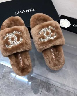 Chanel Buty, sandaly klapki, skora