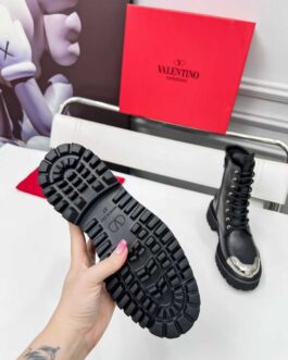 Valentino Buty damskie, kozaki, botki, skóra