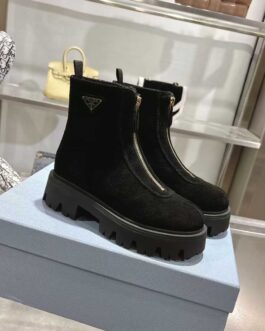 Prada Buty damskie, kozaki, botki, skóra