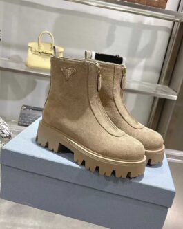Prada Buty damskie, kozaki, botki, skóra