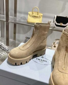 Prada Buty damskie, kozaki, botki, skóra