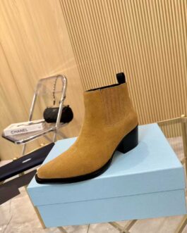 Prada Buty damskie, kozaki, botki, skóra
