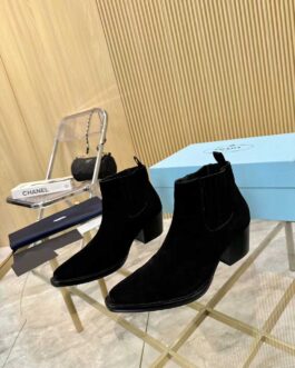 Prada Buty damskie, kozaki, botki, skóra