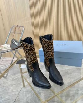 Prada Buty damskie, kozaki, botki, skóra