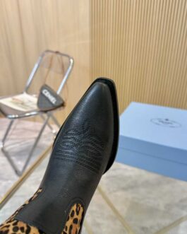Prada Buty damskie, kozaki, botki, skóra