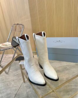 Prada Buty damskie, kozaki, botki, skóra