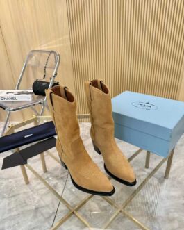 Prada Buty damskie, kozaki, botki, skóra