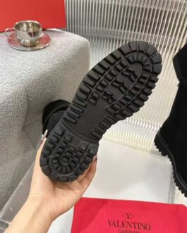 Valentino Buty damskie, kozaki, botki, skóra