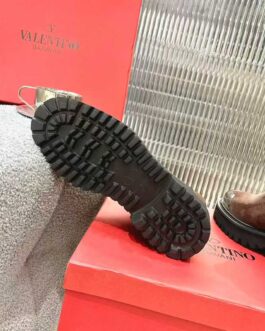 Valentino Buty damskie, kozaki, botki, skóra