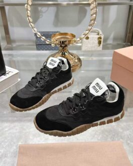 Miu miu Sneakersy, trampki, tenisówki, buty, skora