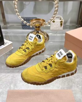 Miu miu Sneakersy, trampki, tenisówki, buty, skora