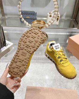 Miu miu Sneakersy, trampki, tenisówki, buty, skora