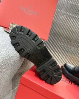 Valentino Buty damskie, kozaki, botki, skóra
