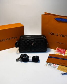 Louis Vuitton męska damska torebka kosmetyczka, skóra Francja