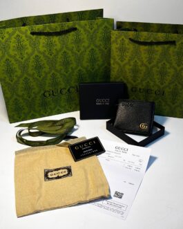 Gucci portmonetka portfel męski, skóra, Wlochy