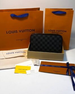 PORTFEL MĘSKI DUŻY Organizer Saszetka Torebka Louis Vuitton, skóra