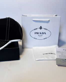 Prada Męska Damska czapka z daszkiem bejsbolówka, Włochy