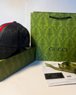 GUCCI Męska Damska czapka z daszkiem bejsbolówka, Włochy