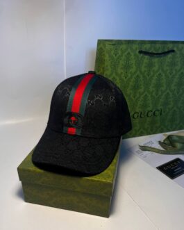 GUCCI Męska Damska czapka z daszkiem bejsbolówka, Włochy