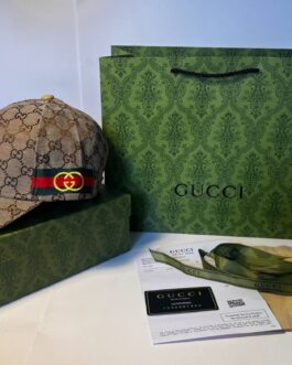 GUCCI Męska Damska czapka z daszkiem bejsbolówka, Włochy