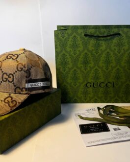 GUCCI Męska Damska czapka z daszkiem bejsbolówka, Włochy