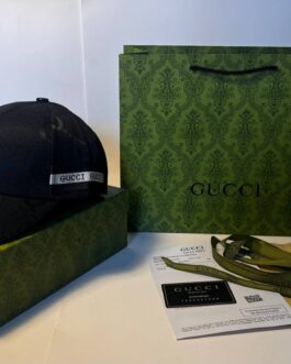 GUCCI Męska Damska czapka z daszkiem bejsbolówka, Włochy
